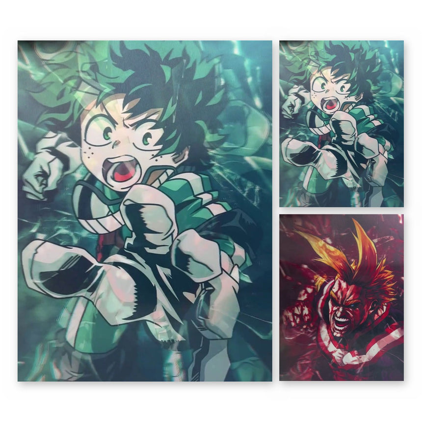 My Hero Academia Deku 3D Lenticular Poster 29.5x39.5cm - Nakama Lebanon
