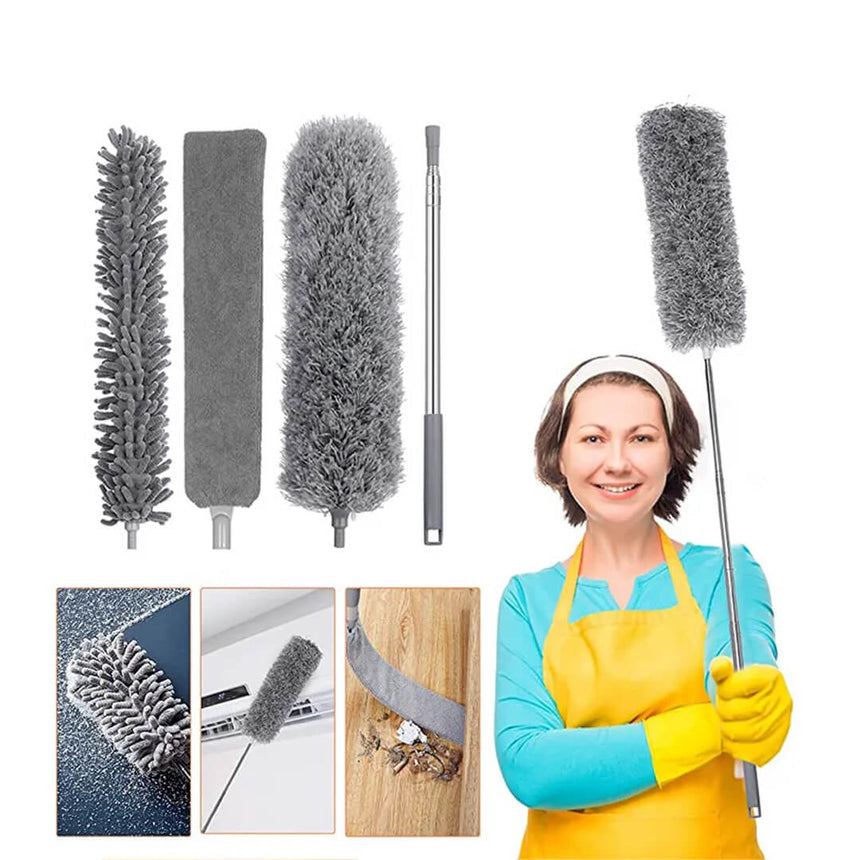 Three-in-one detachable duster for home cleaning