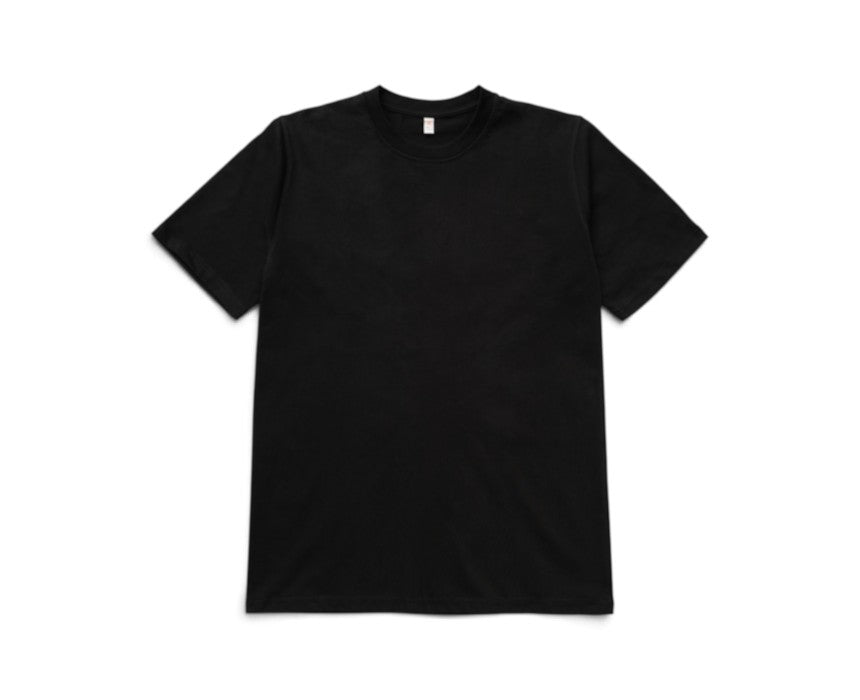 Oversized Birthday Tshirt Black Plain