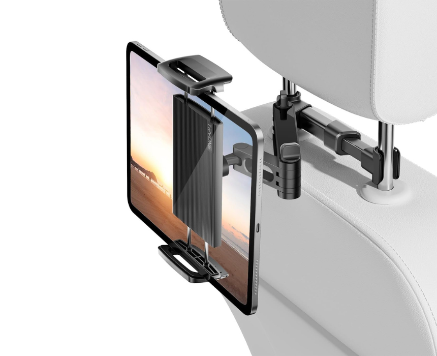 Car Headrest Tablet Holder Mount