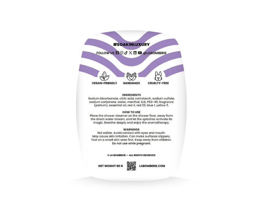 La Bomberie Lavender Shower Steamer