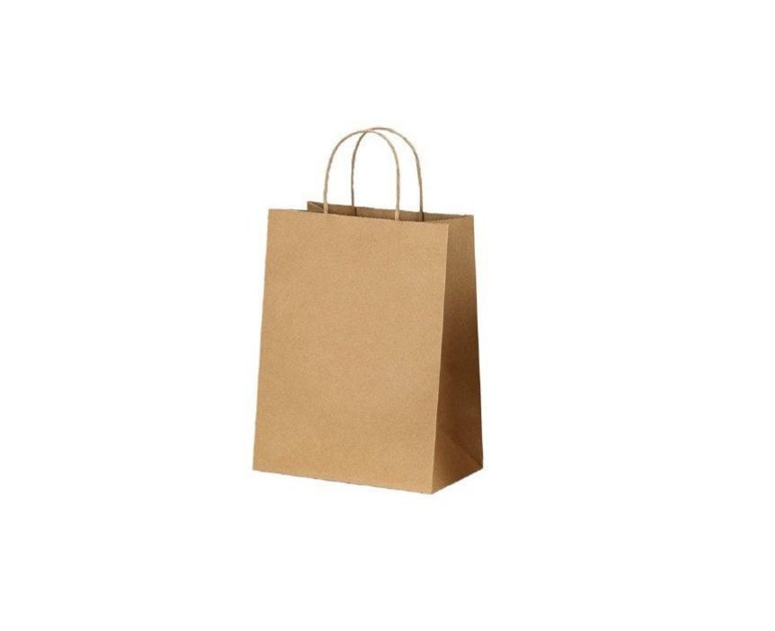 Twisted Handle Kraft Paper Bag Bundle
