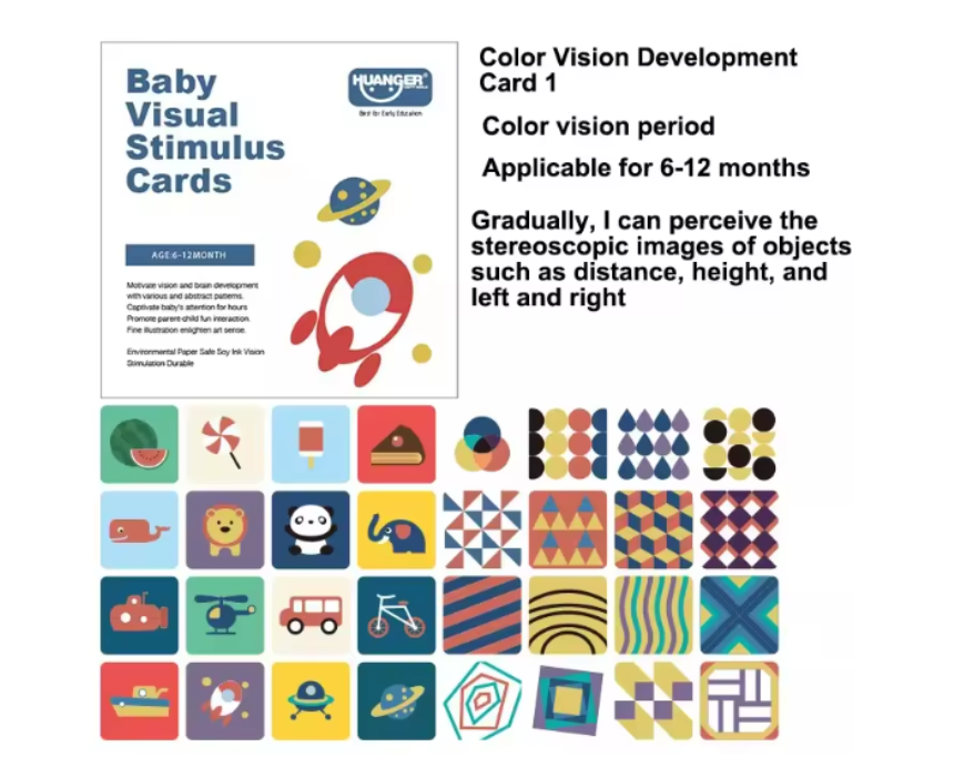 Montessori Baby Visual Stimulation Cards