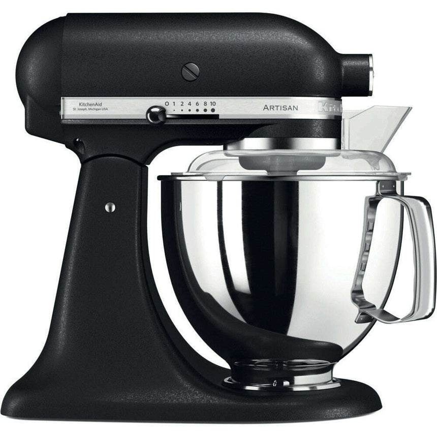 The German Outlet, KitchenAid, 4.8 L Artisan Stand Mixer, Cast Iron Black