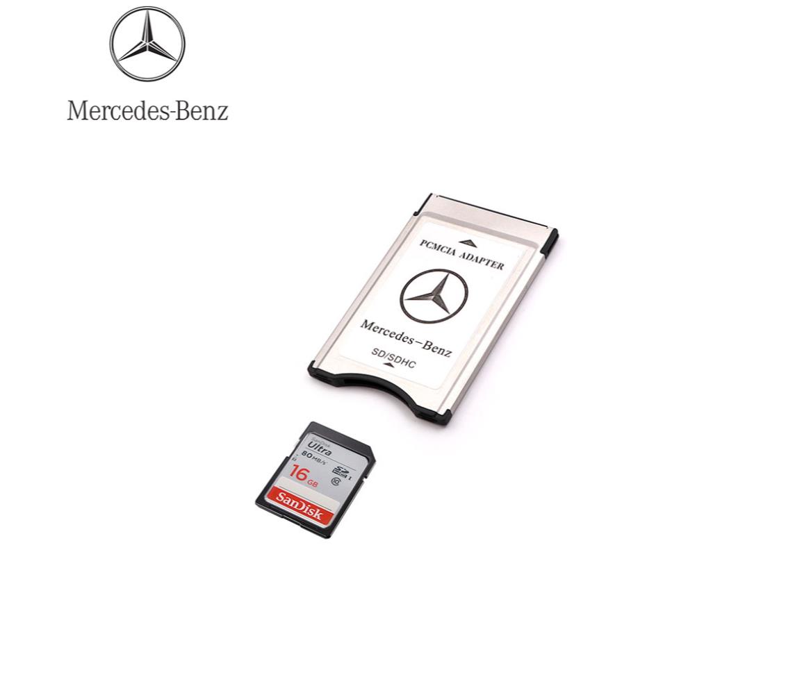 Mercedes-Benz Memory Card Adapter PCMCIA SD 16GB