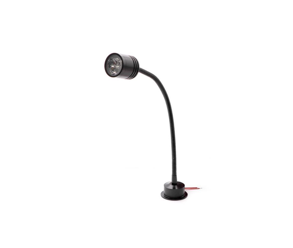 LED Pole Counter - 220V AC 3W - 30 cm - Warm White - Black - Flexible