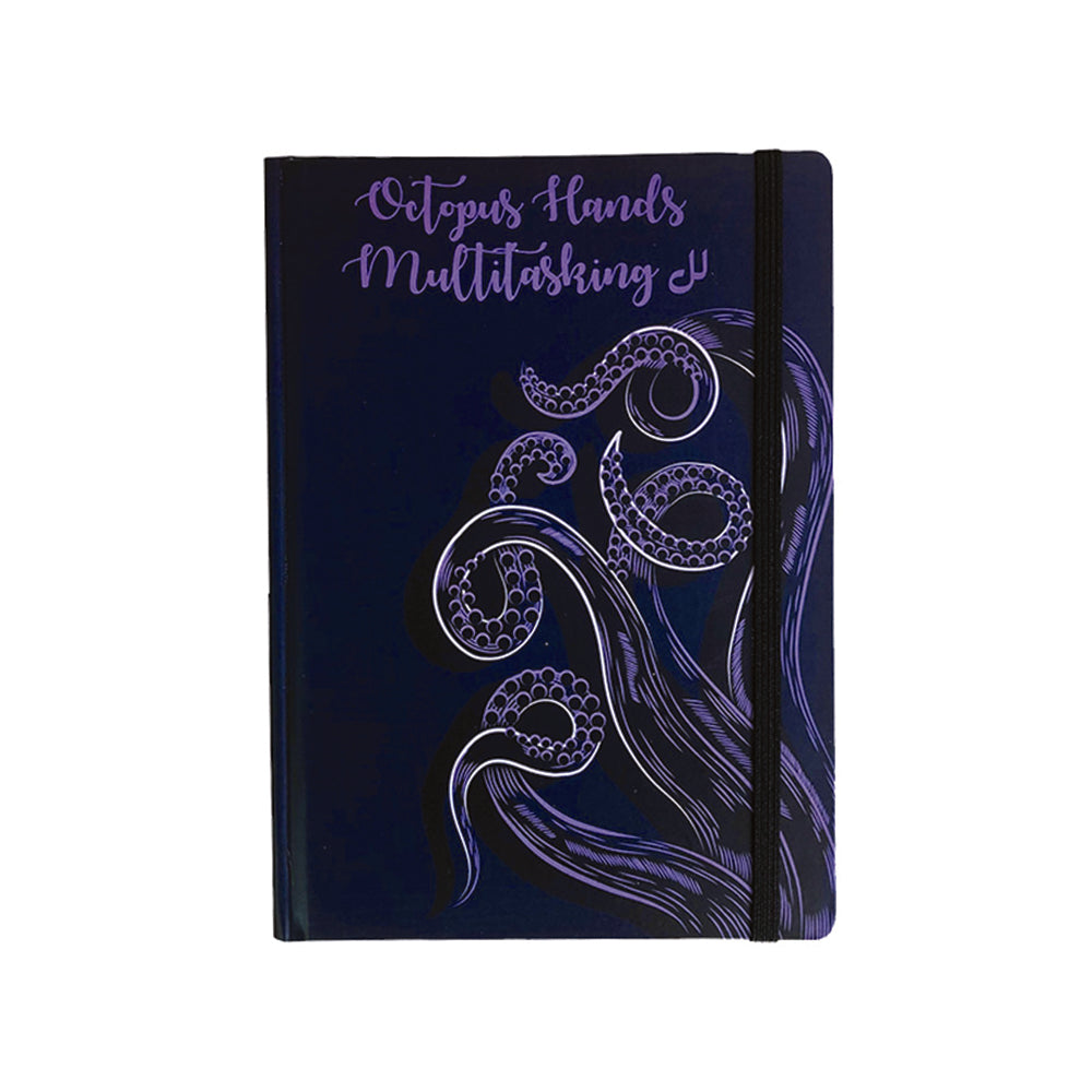 Hardcover Sketchbook: Octopus Hands Ll Multitasking