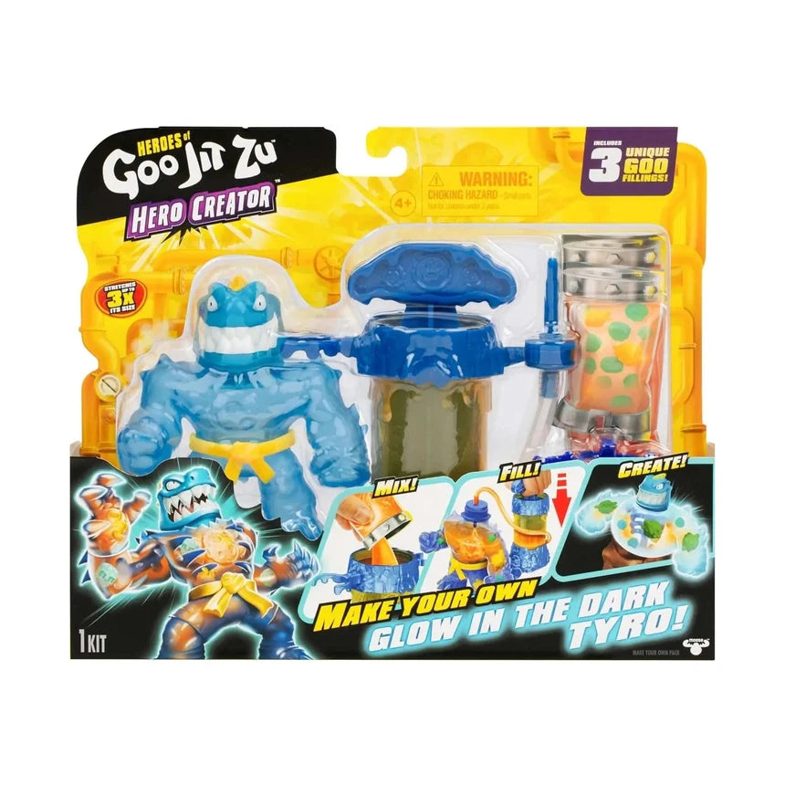Heroes Of Goo Jit Zu Hero Creator Glow-in-the-Dark Tyro by Heroes Of Goo Jit Zu