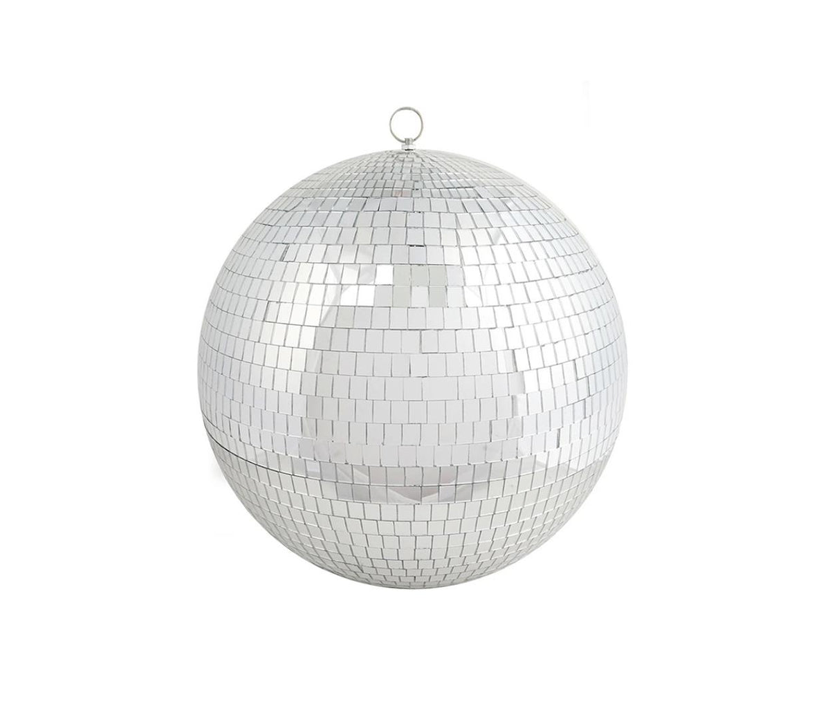 Disco Light Ball Reflection - 16" - Silver