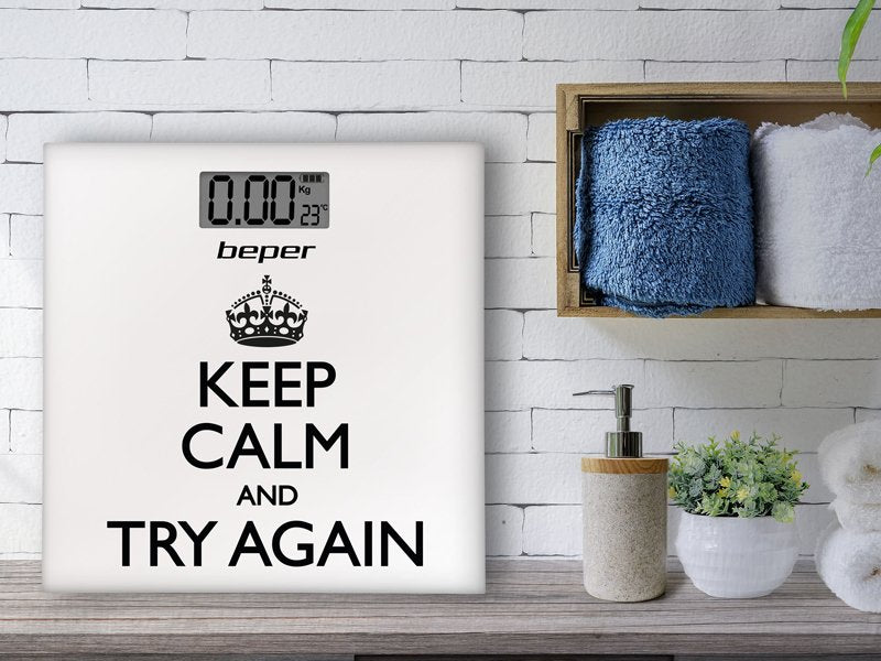 Electronic Body scale KEEP KALM Body Weight Scales Electronic Body scale KEEP KALM Electronic Body scale KEEP KALM Beper