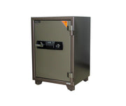 Safe Box Electronic Key Fire Resistant 185kg Gray