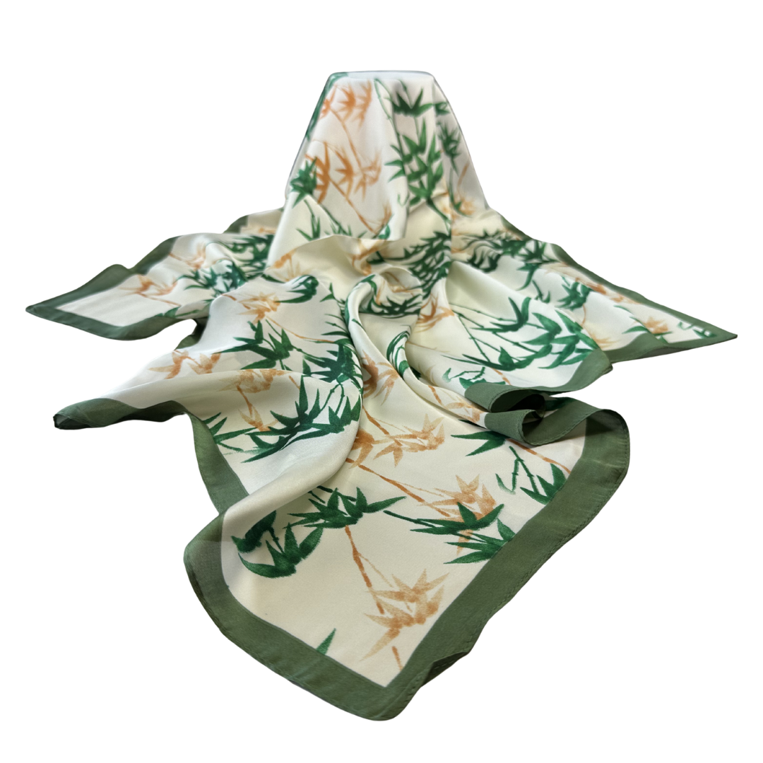 Les Roses d’Azur Scarf - Sous les Bambous
