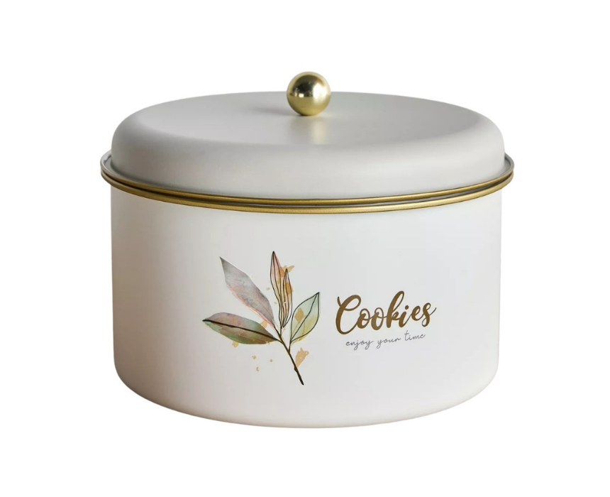Cookies Storage Container Metal