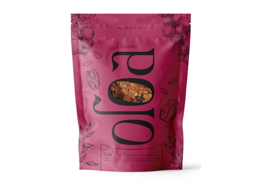 Oloa Cranberry Pecan Granola Chunks 330g