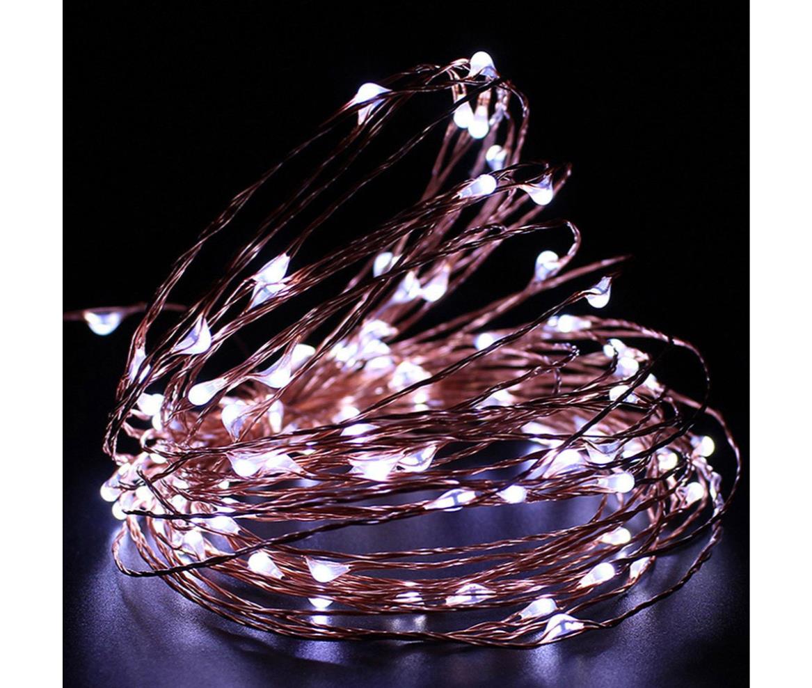 LED Copper Wire 220V AC 200x LED White 2M