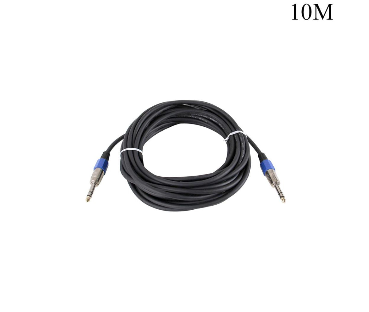 Audio Cable Jack Stereo 6.3mm Male to Male 10m