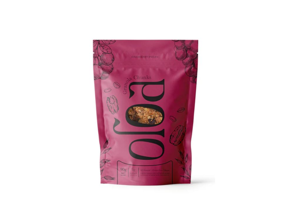 Oloa Cranberry Pecan Granola Chunks 90g