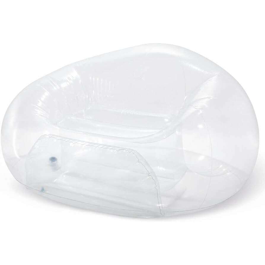 Transparent/Pink Beanless Bag Chair Kids Inflatables Transparent/Pink Beanless Bag Chair Transparent/Pink Beanless Bag Chair Intex