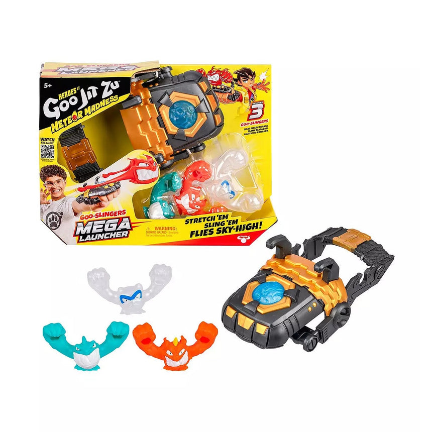 Heroes Of Goo Jit Zu Meteor Madness Mega Launcher, 3 Goo-Slingers by Heroes Of Goo Jit Zu
