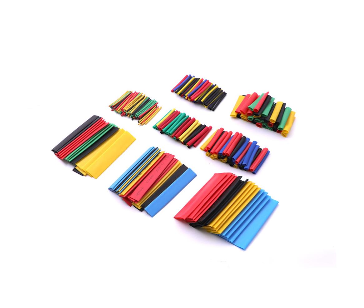Heat Shrink Tube Set - Polyolefin - 328 Pcs - Color