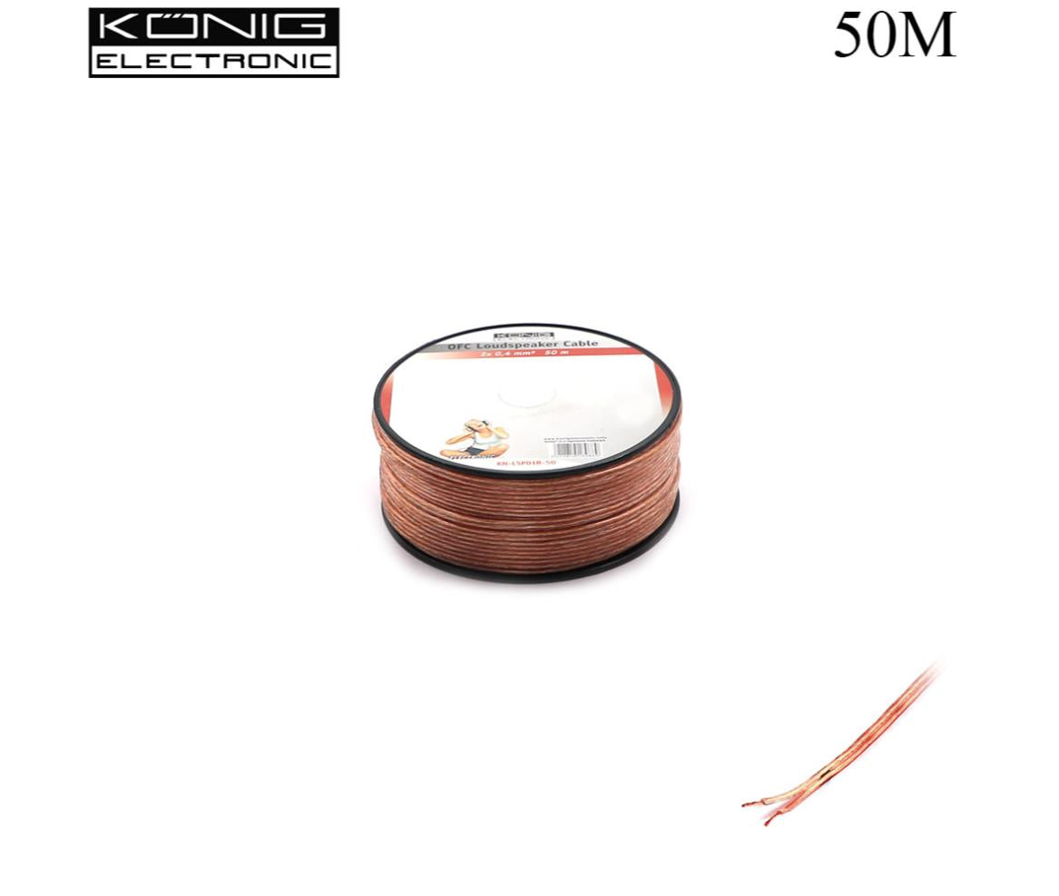 Konig Speaker Cable 2x0.4mm 50M