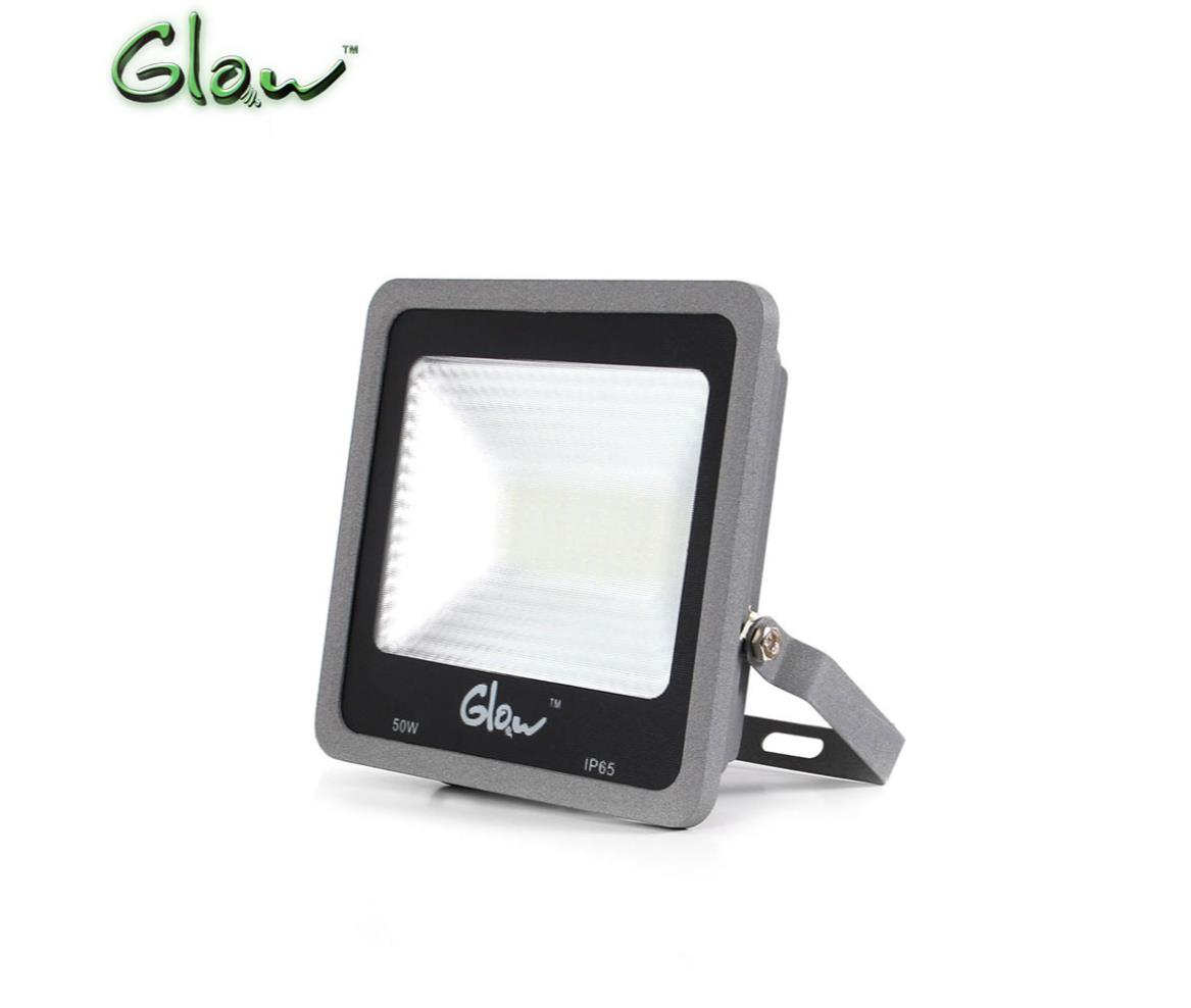 LED Floodlight - 220V AC - 50W - White - Glow