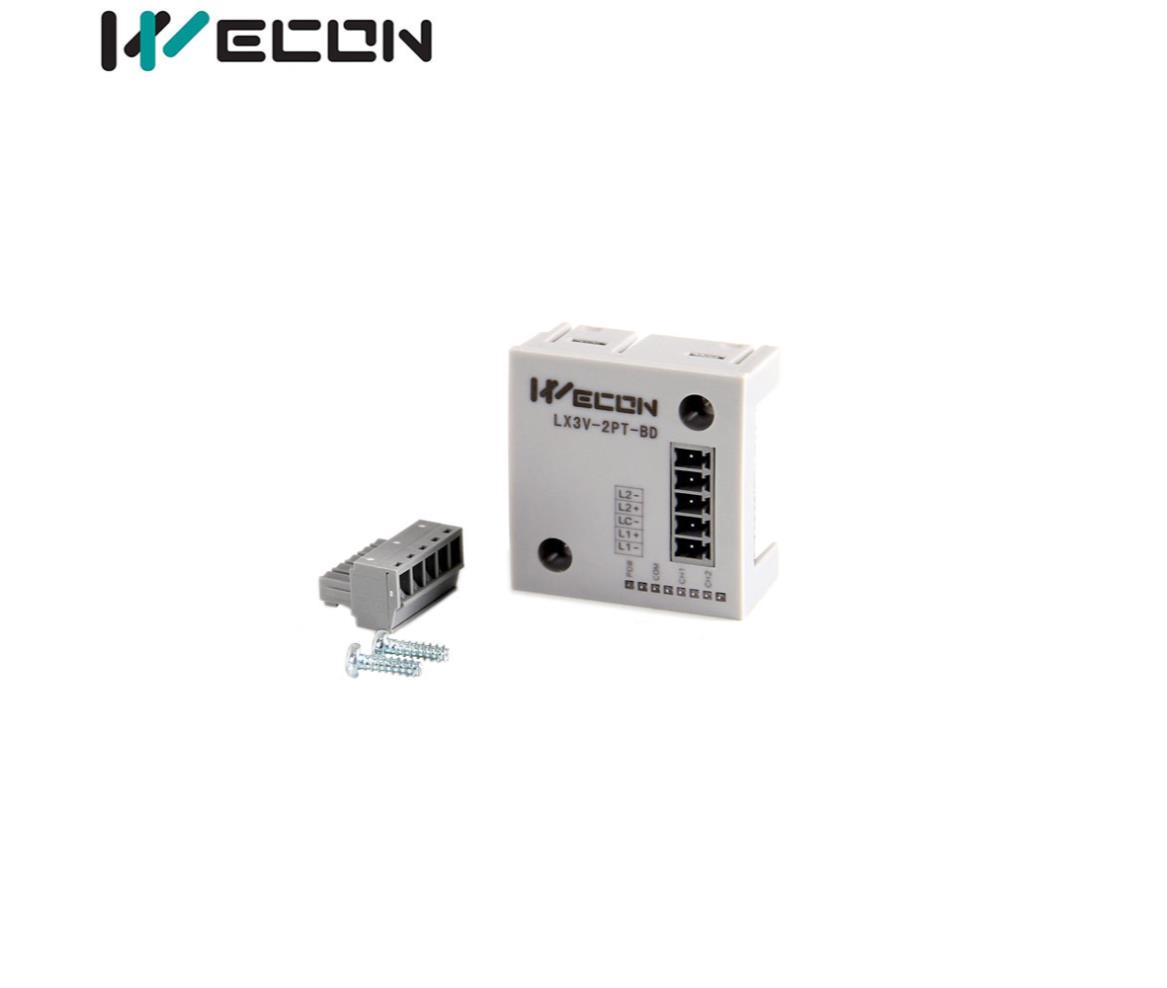 Wecon PLC - Extension - 2x RTD - LX3V-2PT-BD