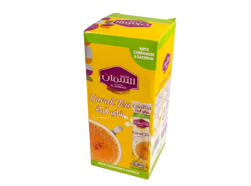 AL Samman Karak Tea With Cardamom And Saffron 10 Packets