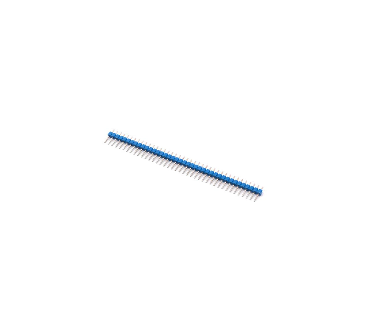 Connector - Straight Male Pin Header - - Blue