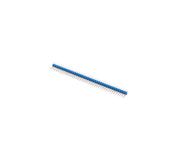 Connector - Straight Male Pin Header - - Blue