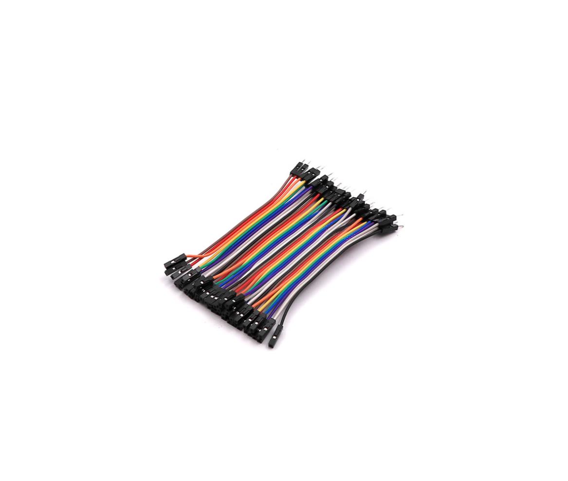Jumper Wire Dupont Male to Female 100x2.54mm 40 Pcs