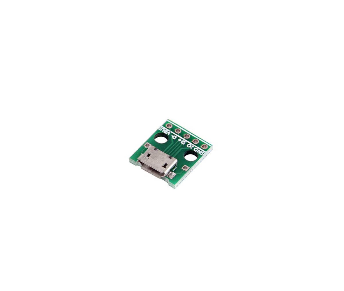 Adapter Board Micro USB Female - Dip 5-Pin