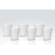 6 espresso cups, porcelain, white Coffee & Tea Cups 6 espresso cups, porcelain, white 6 espresso cups, porcelain, white Bialetti