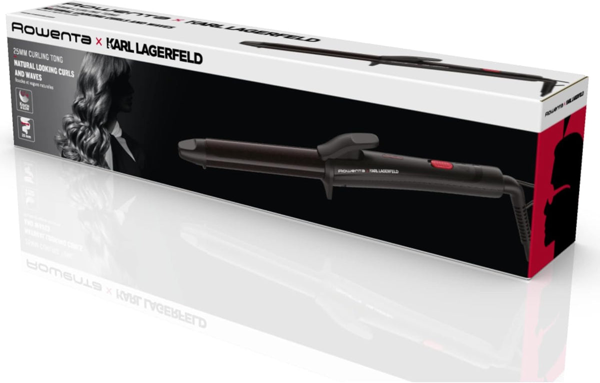 Rowenta x KARL LARGERFELD Curling wand, 25 mm curl wand Rowenta x KARL LARGERFELD Curling wand, 25 mm Rowenta x KARL LARGERFELD Curling wand, 25 mm Rowenta
