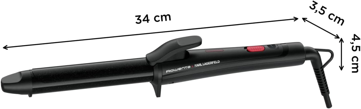 Rowenta x KARL LARGERFELD Curling wand, 25 mm curl wand Rowenta x KARL LARGERFELD Curling wand, 25 mm Rowenta x KARL LARGERFELD Curling wand, 25 mm Rowenta