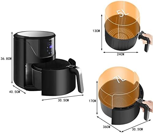 7L Large Air Fryer, 1800W + Digital Touch Screen Outlet 7L Large Air Fryer, 1800W + Digital Touch Screen 7L Large Air Fryer, 1800W + Digital Touch Screen LLIVEKIT