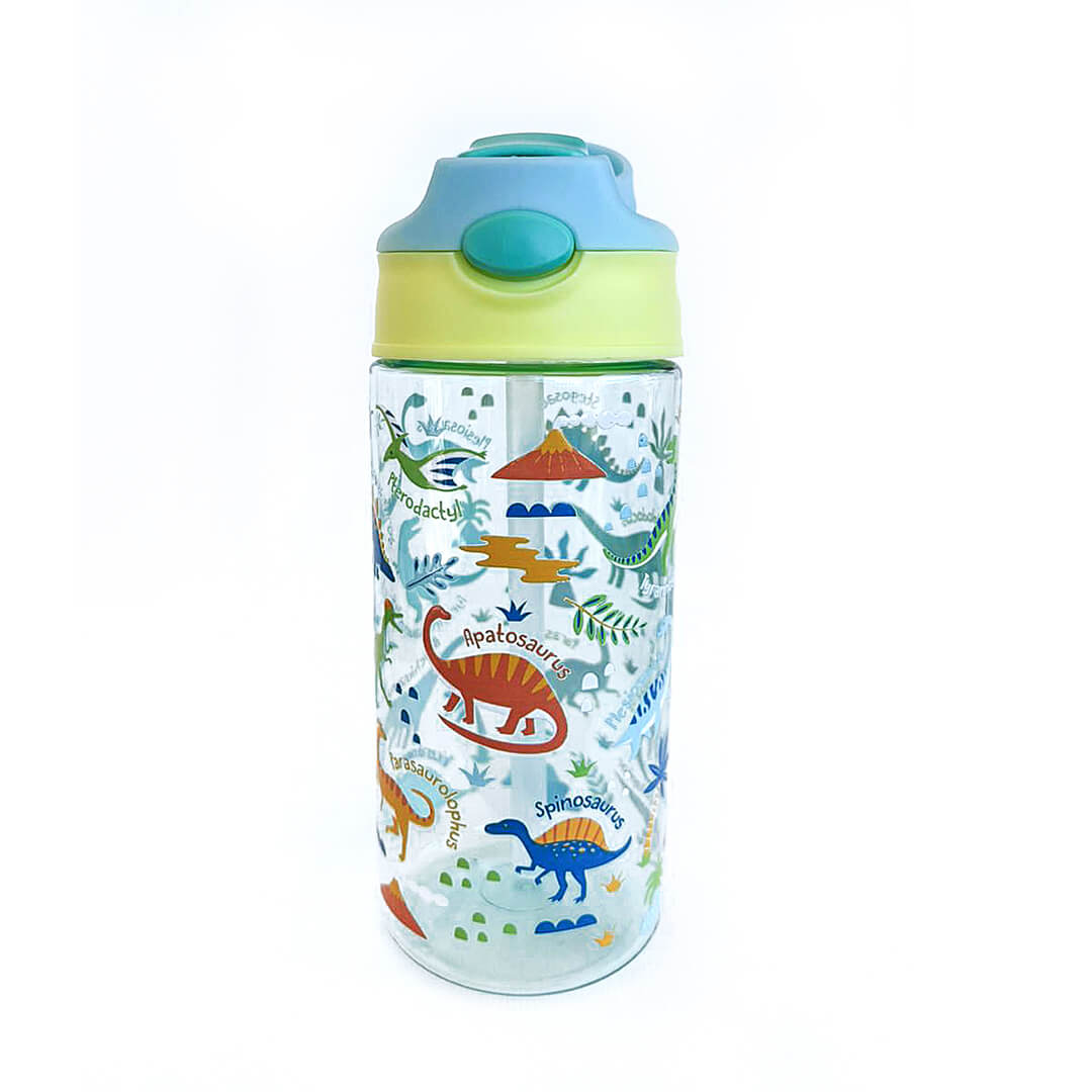 420 ml BPA-Free Water Bottles for Boys - Dino & Football