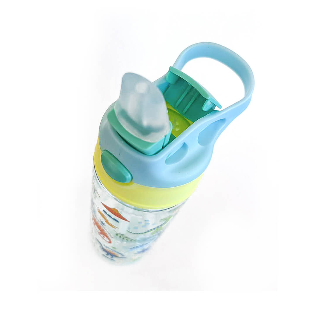 420 ml BPA-Free Water Bottles for Boys - Dino & Football