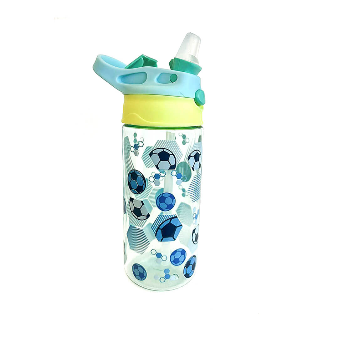 420 ml BPA-Free Water Bottles for Boys - Dino & Football