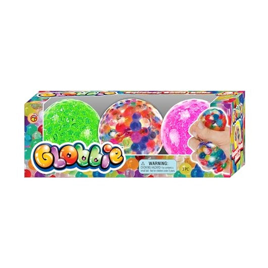 Ja-Ru Globbie Squishy Bead Balls Pack of 3 by Ja-Ru