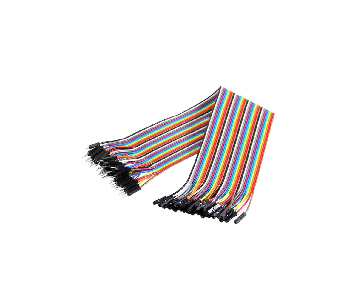 Jumper Wire Dupont Male to Female 300x2.54mm 40 Pcs