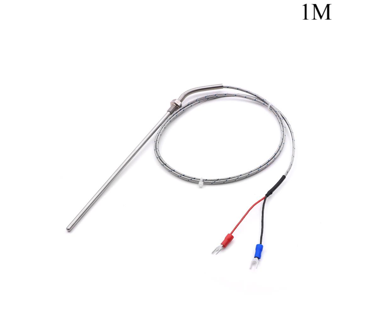 Temperature Sensor K-Type Threaded M6x150mm 1m