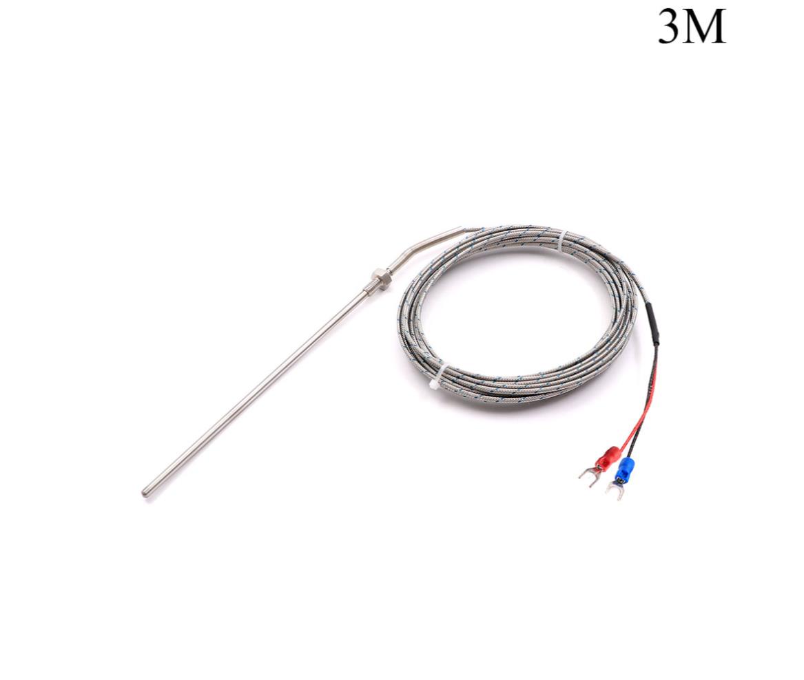 Temperature Sensor K-Type Threaded M6x150mm 3m