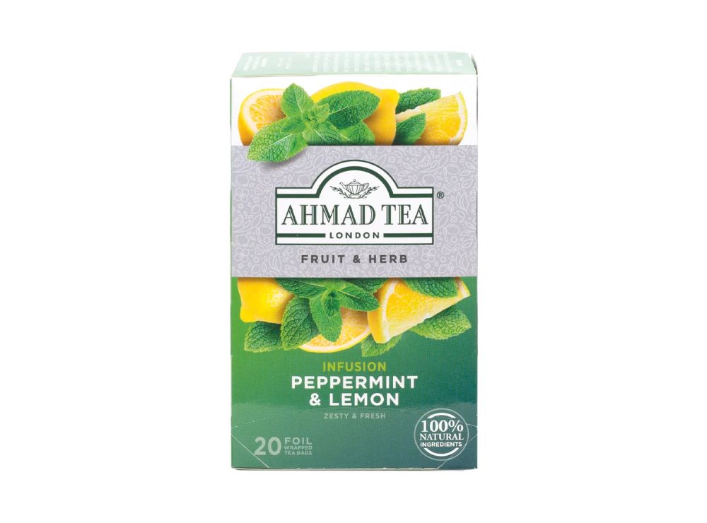 Ahmad Tea Peppermint and Lemon Infusion 20 Bags