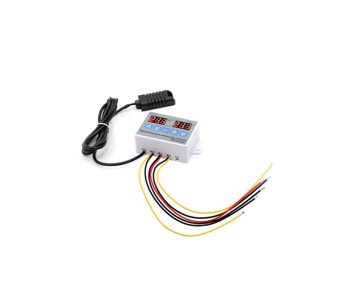 Temperature Controller & Hygrometer Incubator 12V DC