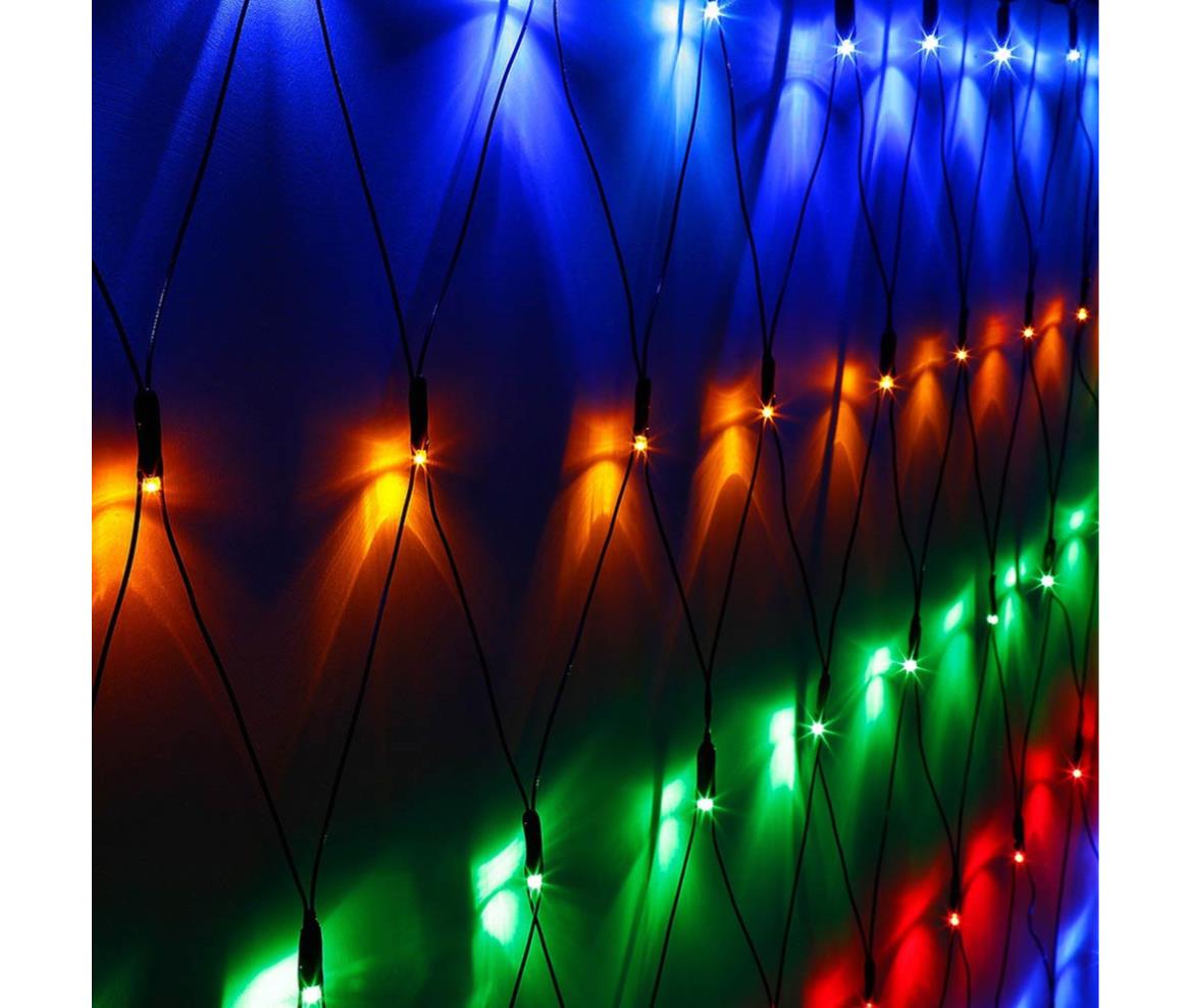 LED Curtain Light AC - 96x LED - RGB - 1M