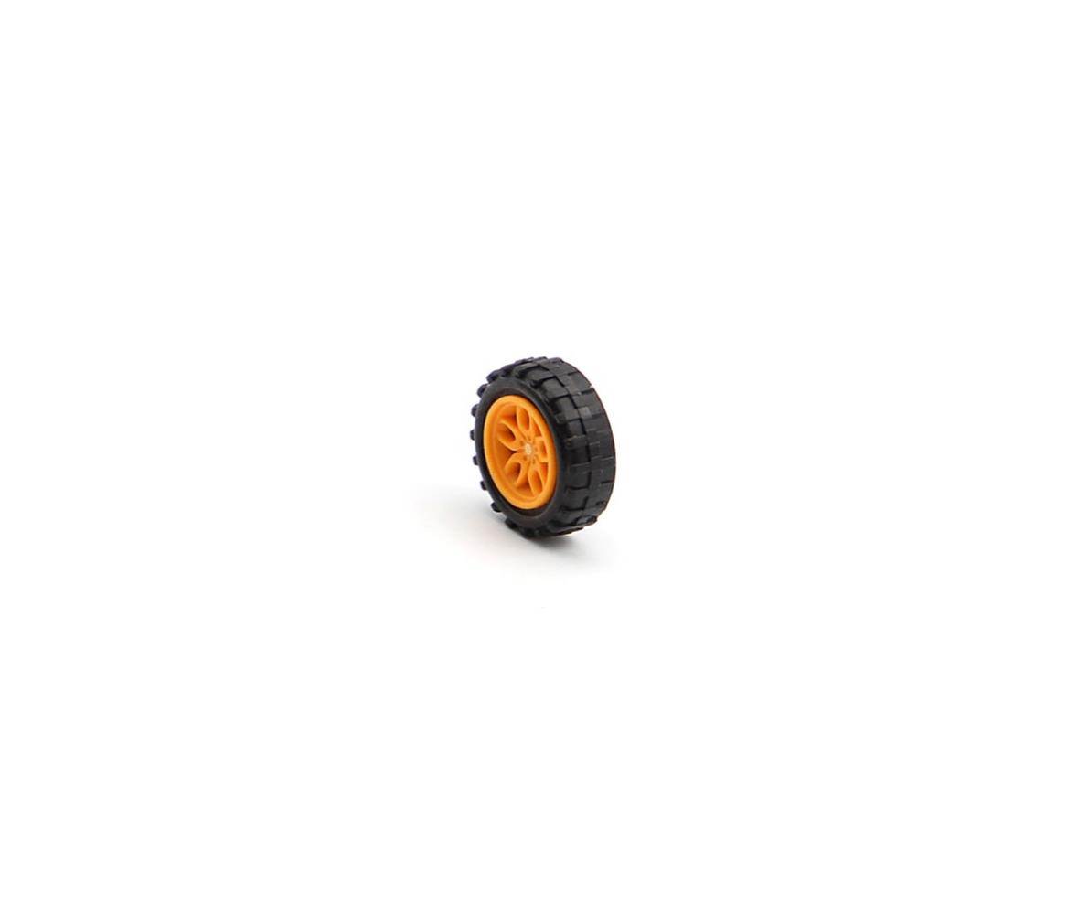 Wheels - 18mm - Orange Rim