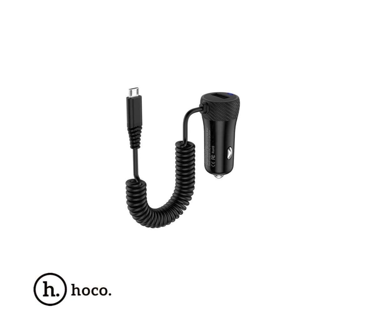 Mobile Car Charger - USB-A - Micro USB - Hoco Z21
