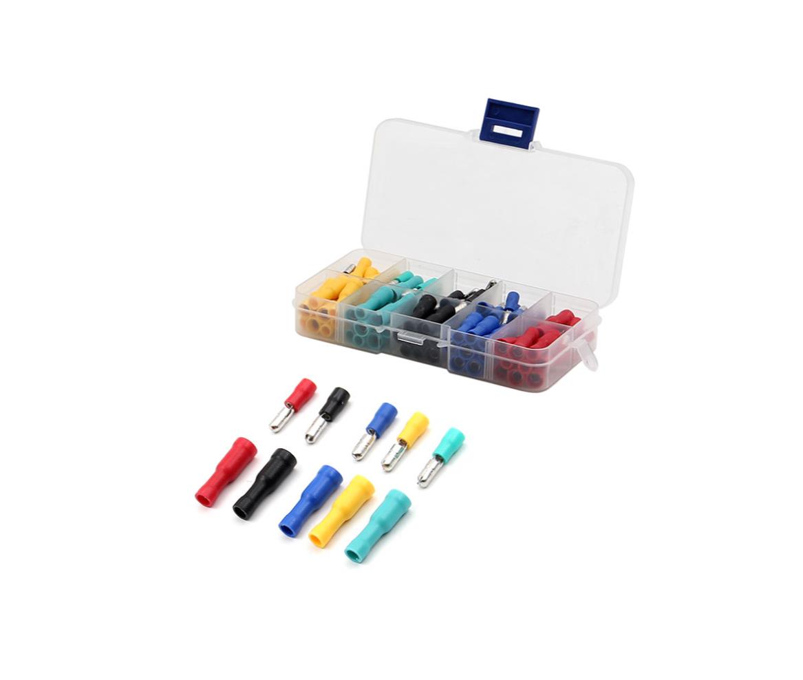 Cable Lugs Set Bullet 50 Pcs