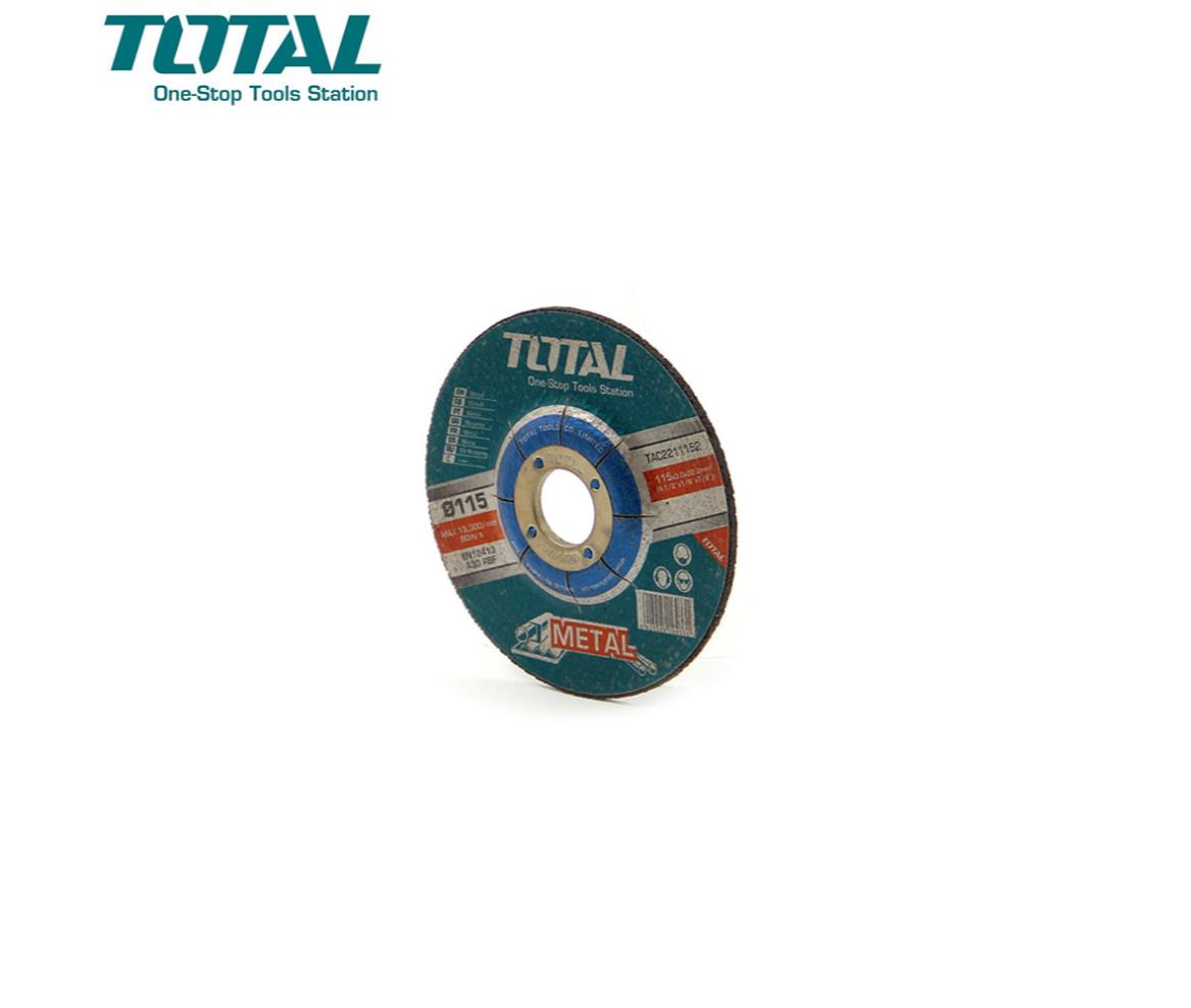 Angle Grinder - Cutting Disc - Metal - 115x3.0x22.2mm - Total